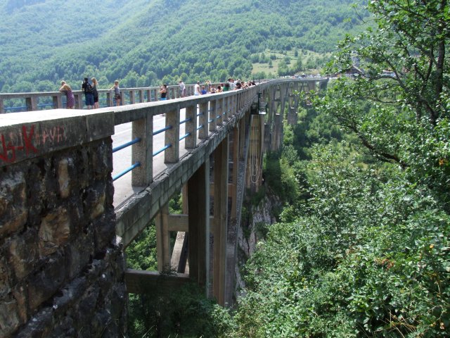 Мост через каньон реки Тара