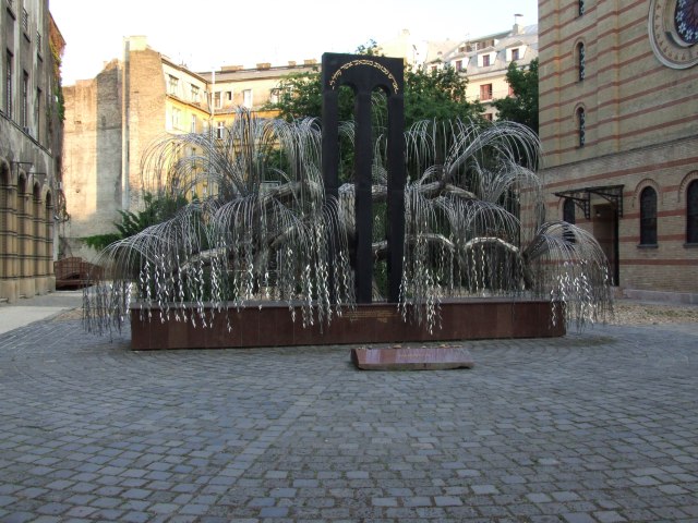 Будапешт. Памятник жертвам Холокоста